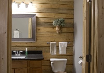 Elk Lodge bathroom vanity