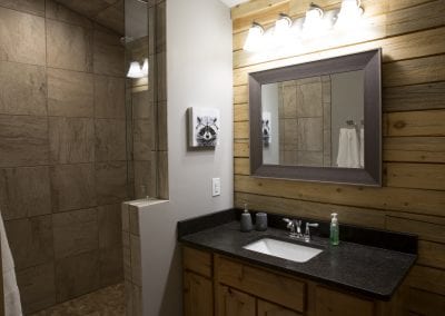Elk Lodge bathroom vanity